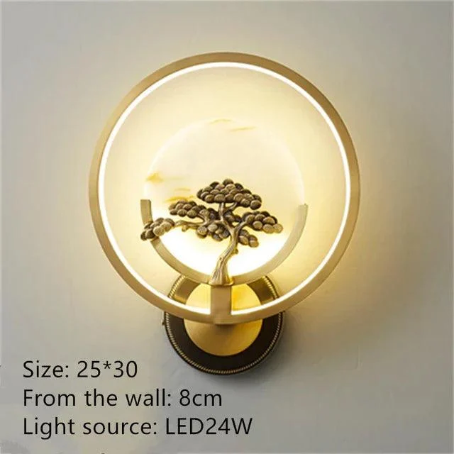 Modern Tree Flower LED Lighting Wall Lamp Dining Room Lamp Indoor -