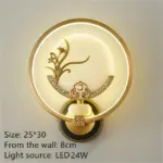 Modern Tree Flower LED Lighting Wall Lamp Dining Room Lamp Indoor
