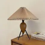 Modern Umbrella Table Lamp Lighting Bedroom Bedside Living Room