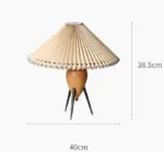 Modern Umbrella Table Lamp Lighting Bedroom Bedside Living Room