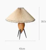 Modern Umbrella Table Lamp Lighting Bedroom Bedside Living Room