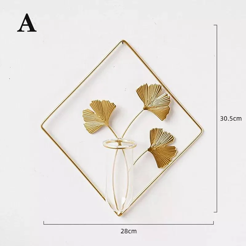 Modern Wall-Mounted Hydroponic Vase - 