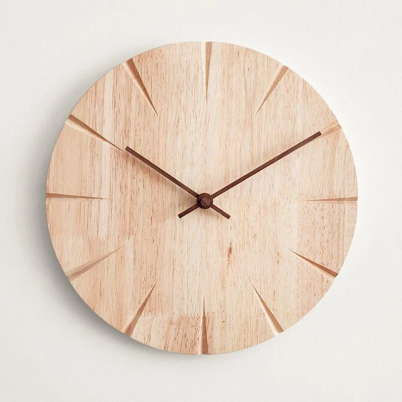 Modern Wooden Wall Clock -