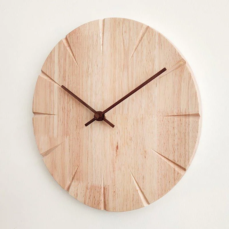 Modern Wooden Wall Clock -