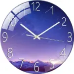 Moderna Glass Wall Clock