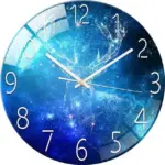 Moderna Glass Wall Clock