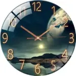 Moderna Glass Wall Clock