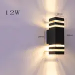 Moderne Eenvoudige 6W 12W Led Waterdichte Wandlamp Indoor Outdoor Waterdichte Wandlamp Veranda Tuinverlichting Aluminium G10 muur.jpg 640x640 76ef945e 2f3e 48d6 83ba fdbc75101fb8