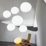Moderne Foscarini Gregg Hanglampen Ronde Bol Glazen Plafond Hanglampen Hanglampen Voor Woonkamer Bedlampophanging