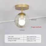 Moderne Glazen Plafondlamp Minimalistische Ronde Glazen Bal Plafondlamp Gang Creatieve Woonkamer Verlichting Indoor Decor.jpg 640x640 94c398b3 90f6 4c5f 8f92 0bee4570efe7