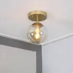 Moderne Glazen Plafondlamp Minimalistische Ronde Glazen Bal Plafondlamp Gang Creatieve Woonkamer Verlichting Indoor Decor 09a9e9ec 1d32 442c 8014 3f445ea6a8cf