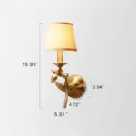 Moderne Goud Slaapkamer Lamp Led Wandlamp Volledige Koperen Wandlamp Woonkamer Decoratie Wandlamp Li