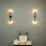Moderne Ijzeren Dubbele Hoofd Wandlampen Eenvoudige Led Wandlampen Bar Gangpad Woonkamer Nachtkastje Slaapkamer Lamp Interieur Verlichting 2dfe4d07 171a 483f 92f5 a5d4aba84147