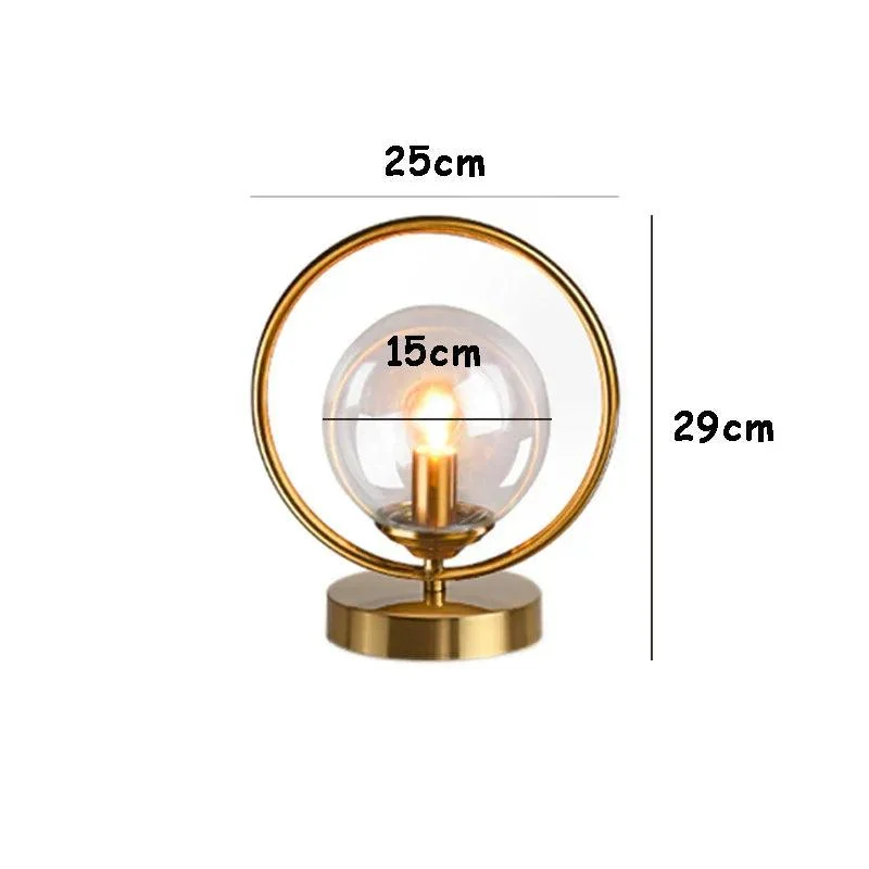 Moderne Led Glazen Bal Tafellamp Messing Metalen Ring Bureaulamp Decor Woonkamer Slaapkamer Bed Verlichtingsarmatuur 2df9cb5f 42da 4dea 8e4a 0875ff3943d5