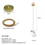 Moderne Led Hanglampen Eettafel Decor Slaapkamer Restaurant Kroonluchter Armaturen Gouden Hanglamp Bal Lampenkap.jpg 640x640 d5daf199 ac53 400e 93fa 3889831afa4b