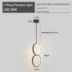 Moderne Led Kroonluchter Voor Woonkamer Slaapkamer Zwart 1 2 6 8 Cirkels Aluminium Plafondlamp Met Afstandsbediening.jpg 640x640 922ca395 256e 4e85 b6c1 139a4a052f65