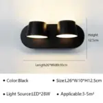 Moderne Led Muur Schans 360 Graden Draaibaar Voor Bed Woonkamer Studeerlamp 14W 28W 42W Indoor Home.jpg 640x640 ffe2331e 852a 499b 9a97 d2fc965de99e