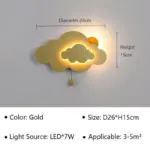 Moderne Led Muur Schans Voor Kinderen Slaapkamer Bed Studie Gangpad Sfeerlicht Indoor Home Decoratioan Verlichtingsarmatuur Glans.jpg 640x640 805a9f6e cd6f 4916 b9e8 f96c30911a09