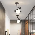 Moderne Led Plafondlamp Voor Thuis Badkamer Gang Gangpad Veranda Indoor Glazen Kogelarmatuur Nordic Wind Garderobe Plafondlamp c9a6f305 3b0d 481c 952f 5a1623d8fc8c