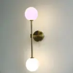 Moderne Led Wandlamp Gouden Wandlampen Met Melkachtige Glazen Ronde Bal Nachtkastje Verlichting Dubbele G4 Lampen Muurblaker 131c42ea b546 4974 8bc8 6bf7da59ad0e