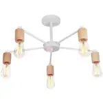 Moderne Nordic Loft Kroonluchter Hout Metaal Vintage Plafond Lampen E27 3 5 Verlichting Lustre Voor Slaapkamer.jpg 640x640 52a08000 7e3e 4b2b 8932 eab840fbc004