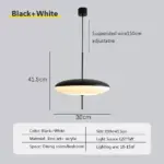 Moderne Vliegende Schotel Hanglampen Led Minimalistische Zwart Witte Hanglampen Restaurant Studeerkamer Woonkamers Slaapkamerbar Thuislamp.jpg 640x640 15434840 a585 4b21 94b1 8ca35ae5