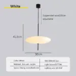 Moderne Vliegende Schotel Hanglampen Led Minimalistische Zwart Witte Hanglampen Restaurant Studeerkamer Woonkamers Slaapkamerbar Thuislamp.jpg 640x640 badd22b8 2260 4209 b979 ba9c4211