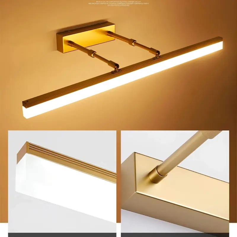 Moderne LED Spiegelleuchte Wasserfestes Badlicht Energieeffiziente Wandlampe