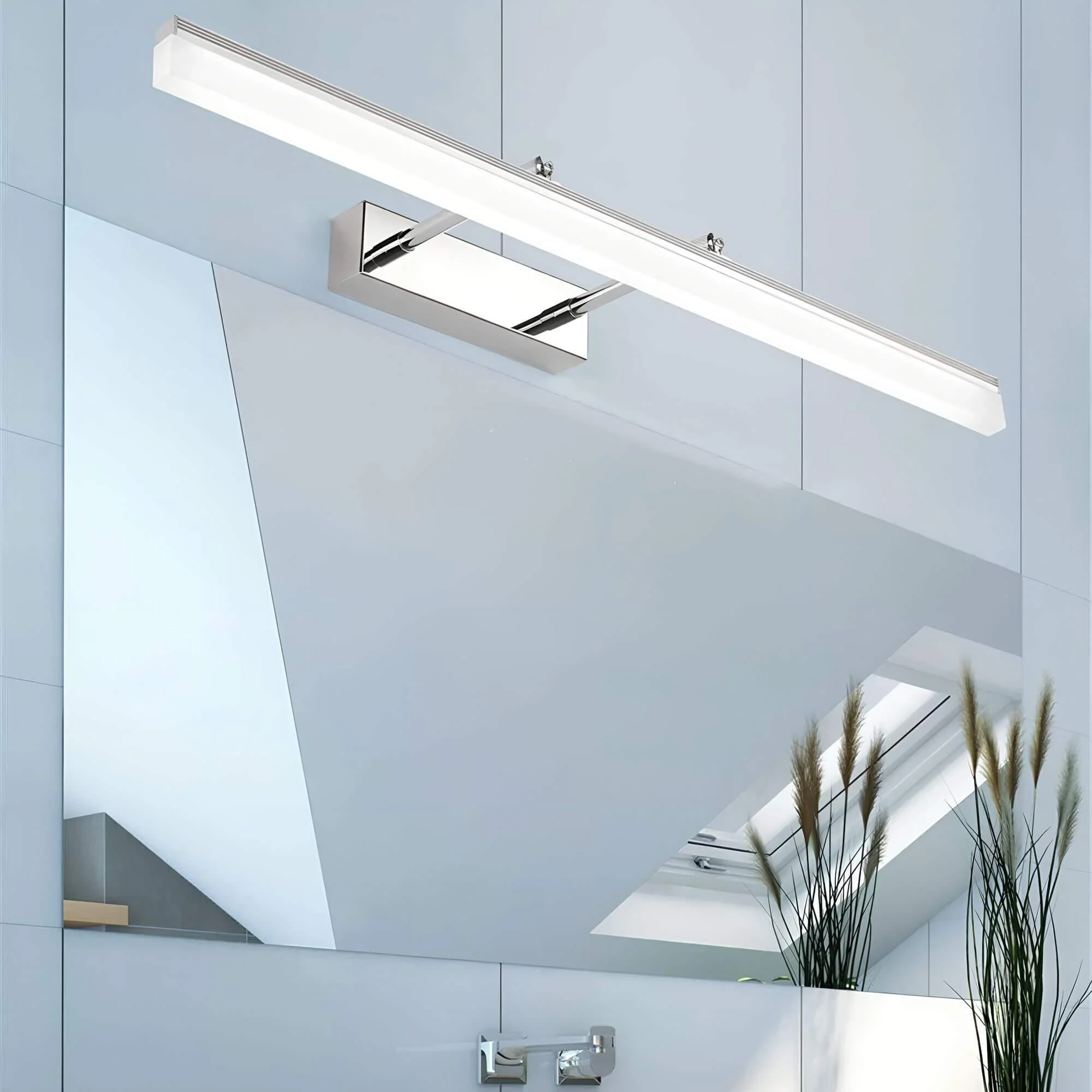 Moderne Led Spiegelleuchte Wasserfestes Badlicht Energieeffiziente Wandlampe 8