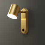 ModernminimalistcylindricalLEDwalllampwithcopper Homeko9