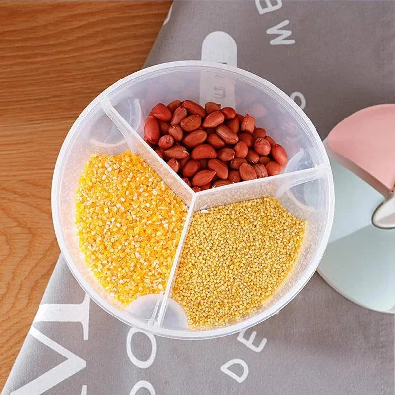 Moisture-Proof Sealed Kitchen Storage Box: Transparent Grain Storage Tank -