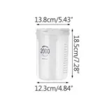 Moisture Proof Sealed Kitchen Storage Box Transparent Grain Storage Tank