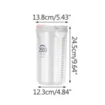 Moisture Proof Sealed Kitchen Storage Box Transparent Grain Storage Tank