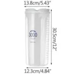 Moisture Proof Sealed Kitchen Storage Box Transparent Grain Storage Tank