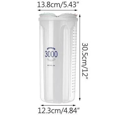 Moisture-Proof Sealed Kitchen Storage Box: Transparent Grain Storage Tank -