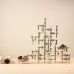 Molecular_Structure_Stainless_Steel_Candle_Holder_-_-4347461 Molecular Structure Stainless Steel Candle Holder