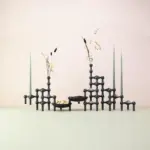 Molecular_Structure_Stainless_Steel_Candle_Holder_-_-4347464 Molecular Structure Stainless Steel Candle Holder