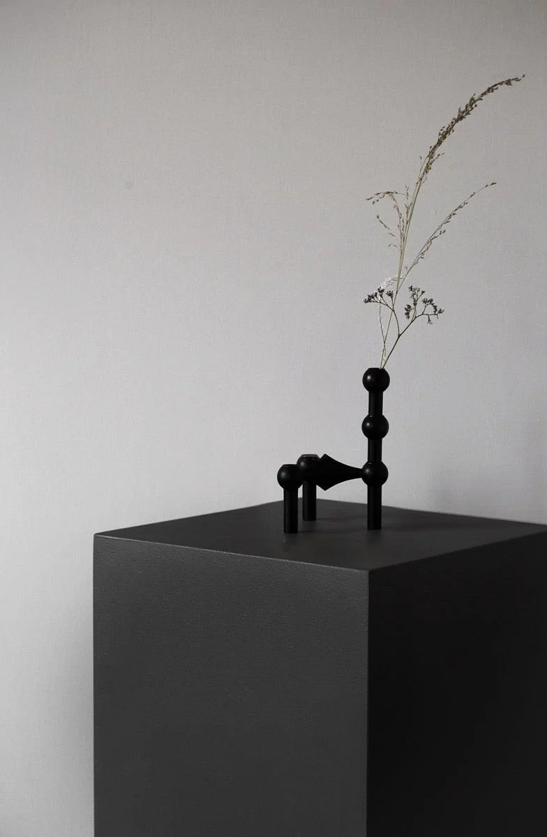 Molecular Structure Stainless Steel Candle Holder -