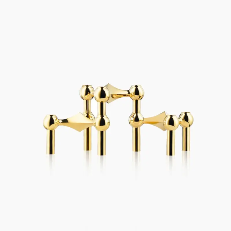 Molecular Structure Stainless Steel Candle Holder