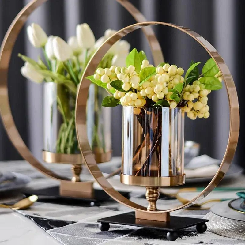 Moon Brass Vase Candleholder Decorfaure 1685704521