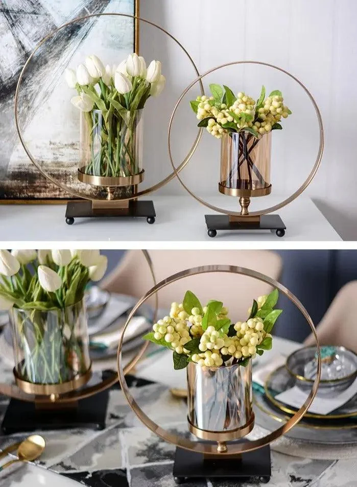 Moon Brass Vase Candleholder Decorfaure 1685704582