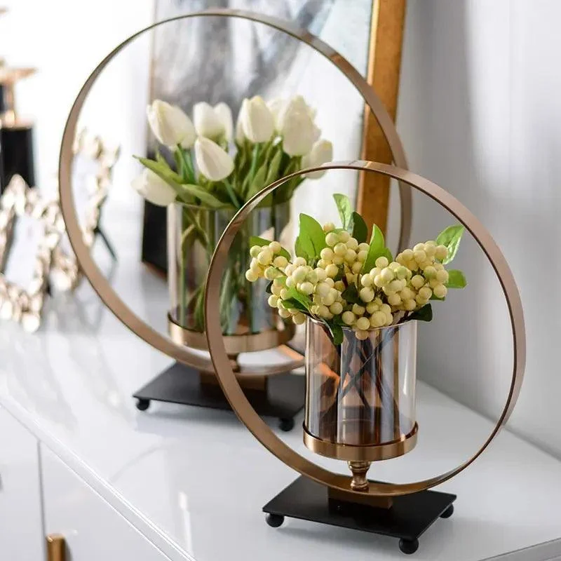 Moon Brass Vase Candleholder Decorfaure 1685704598