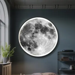 LunaLux - LED Moon Wall Lamp