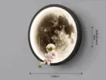 MoonBeam LED moon wall light