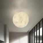 MoonGlassCeilingLamp ModernDesignforBalcony Homeko1