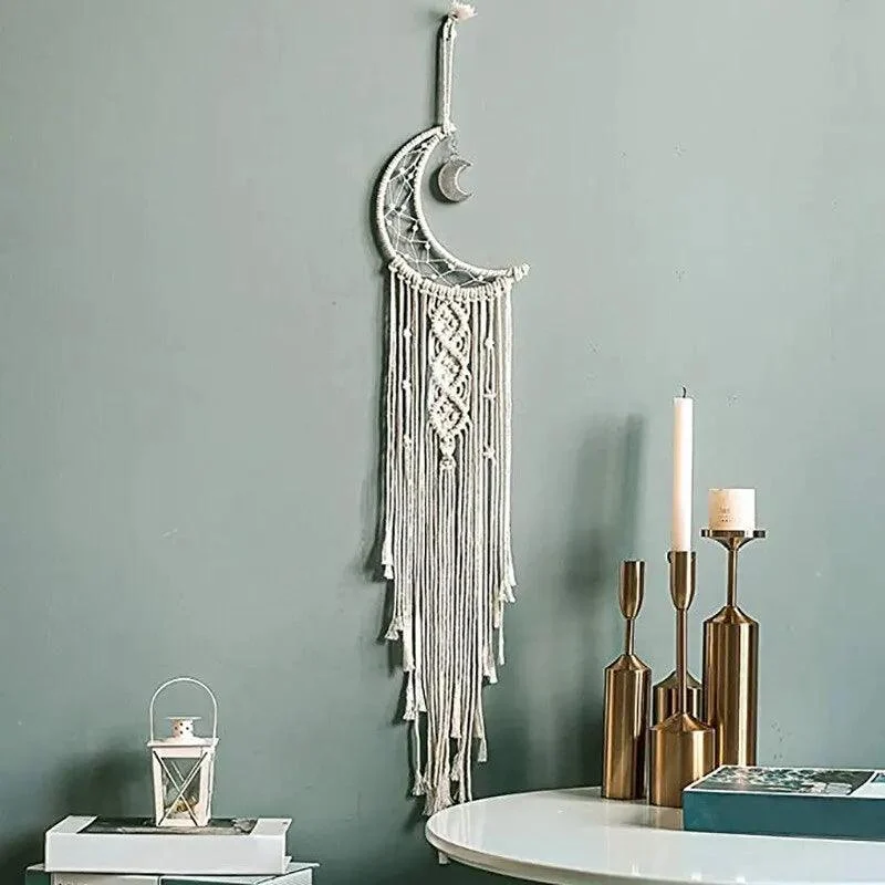 Moonlit Macrame Wall Hanging - Homeko