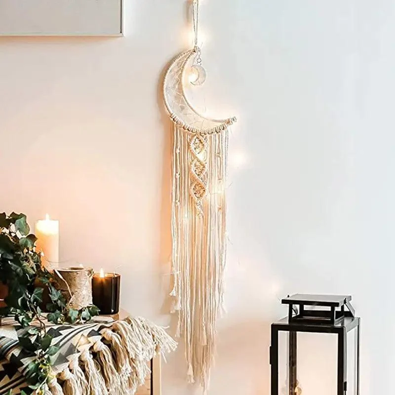 Moonlit Macrame Wall Hanging - Homeko