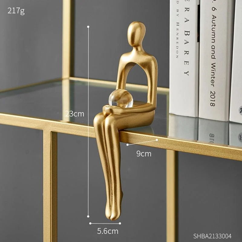 Mordern Figurines Abstract Home Decor Sculpture -