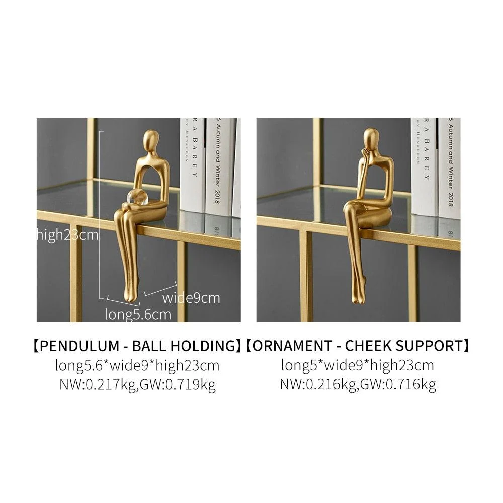 Mordern Figurines Abstract Home Decor Sculpture -