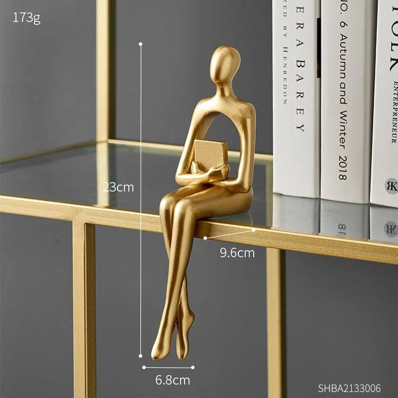 Mordern Figurines Abstract Home Decor Sculpture -
